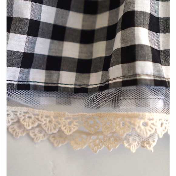 Pink Easter Bunny plaid & lace dress 🐰 - Picture 4 of 4